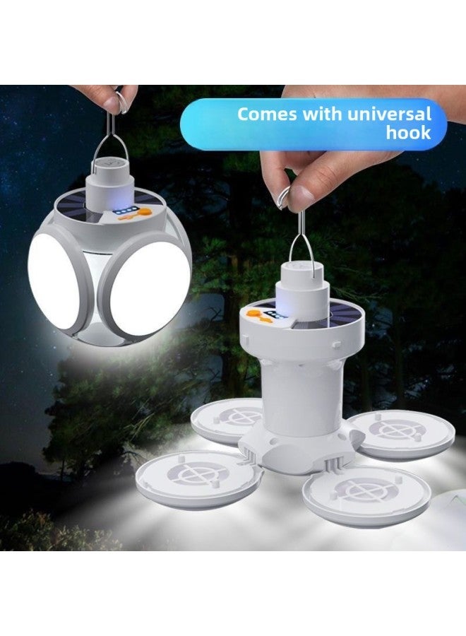 إسكدنيا الطاقة الشمسية لكرة القدم الخفيفة المنزل Led ضوء الطوارئ السوق الليلي التخييم الإضاءة لمبة موفرة للطاقة كرة خفيفة قابلة للطي ضوء-الطاقة:5 - Image 4